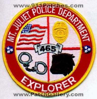 Mount Juliet Police Department Explorer
Thanks to EmblemAndPatchSales.com for this scan.
Keywords: tennessee mt
