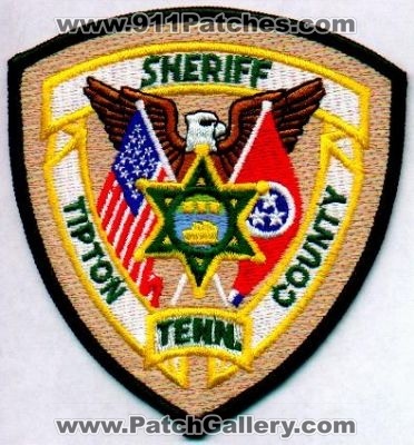 Tipton County Sheriff
Thanks to EmblemAndPatchSales.com for this scan.
Keywords: tennessee