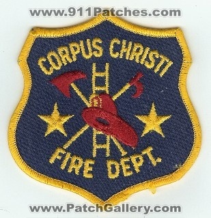 Corpus Christi Fire Dept
Thanks to PaulsFirePatches.com for this scan.
Keywords: texas department