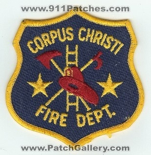 Corpus Christi Fire Dept
Thanks to PaulsFirePatches.com for this scan.
Keywords: texas department