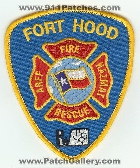 Fort Hood Fire Rescue ARFF Hazmat
Thanks to PaulsFirePatches.com for this scan.
Keywords: texas ft cfr aircraft crash haz mat