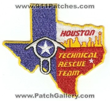 Houston Fire Technical Rescue Team
Thanks to PaulsFirePatches.com for this scan.
Keywords: texas