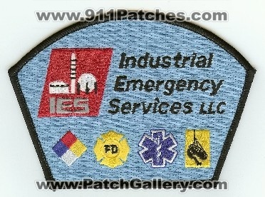 Industrial Emergency Services LLC
Thanks to PaulsFirePatches.com for this scan.
Keywords: texas fire ems hazmat haz mat