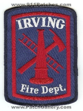 Irving Fire Dept
Thanks to PaulsFirePatches.com for this scan.
Keywords: texas department