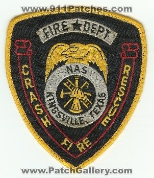 Kingsville NAS Crash Fire Rescue
Thanks to PaulsFirePatches.com for this scan.
Keywords: texas n.a.s. us navy naval air station cfr arff dept department