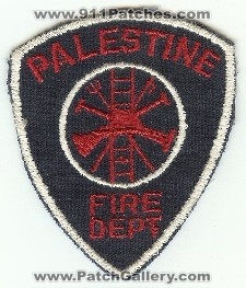 Palestine Fire Dept
Thanks to PaulsFirePatches.com for this scan.
Keywords: texas department