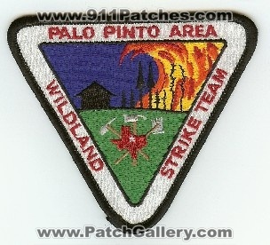 Palo Pinto Area Wildland Strike Team
Thanks to PaulsFirePatches.com for this scan.
Keywords: texas fire