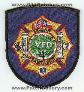 Pecan Plantation VFD
Thanks to PaulsFirePatches.com for this scan.
Keywords: texas volunteer fire department