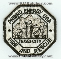 Phibro Union Carbide Corporation Fire and Rescue
Thanks to PaulsFirePatches.com for this scan.
Keywords: texas energy usa city corporation