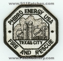 Phibro Union Carbide Corporation Fire and Rescue
Thanks to PaulsFirePatches.com for this scan.
Keywords: texas energy usa city corporation