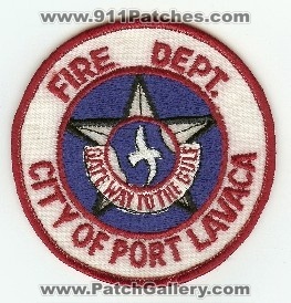 Port Lavaca Fire Dept
Thanks to PaulsFirePatches.com for this scan.
Keywords: texas city of department