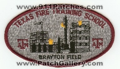 Texas A&M Fire Training School Brayton Field
Thanks to PaulsFirePatches.com for this scan.
Keywords: university teex