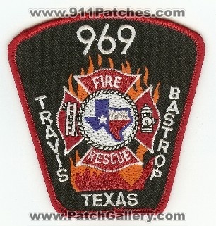 Travis Bastrop Fire Rescue
Thanks to PaulsFirePatches.com for this scan.
Keywords: texas 969
