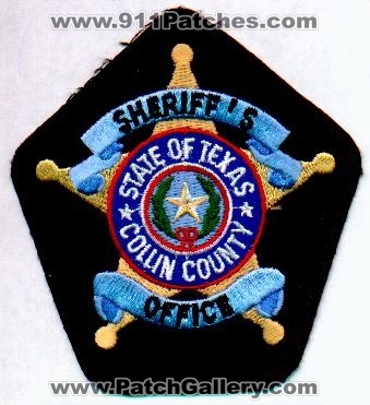 Collin County Sheriff's Office
Thanks to EmblemAndPatchSales.com for this scan.
Keywords: texas sheriffs