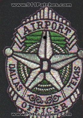 Dallas Police Airport Officer
Thanks to EmblemAndPatchSales.com for this scan.
Keywords: texas