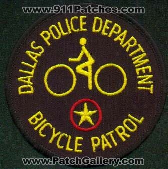 Dallas Police Department Bicycle Patrol
Thanks to EmblemAndPatchSales.com for this scan.
Keywords: texas department
