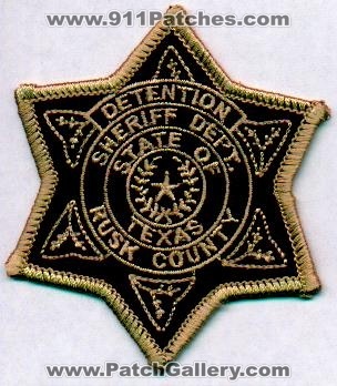 Ruck County Sheriff Dept Detention
Thanks to EmblemAndPatchSales.com for this scan.
Keywords: texas department