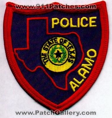 Alamo Police
Thanks to EmblemAndPatchSales.com for this scan.
Keywords: texas