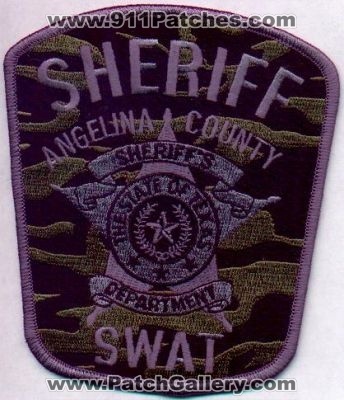 Angelina County Sheriff's Department SWAT
Thanks to EmblemAndPatchSales.com for this scan.
Keywords: texas sheriffs