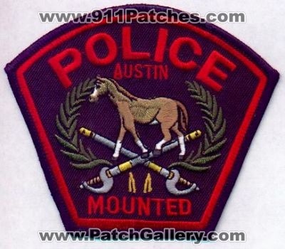 Austin Police Mounted
Thanks to EmblemAndPatchSales.com for this scan.
Keywords: texas