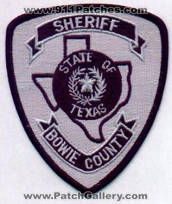 Bowie County Sheriff
Thanks to EmblemAndPatchSales.com for this scan.
Keywords: texas