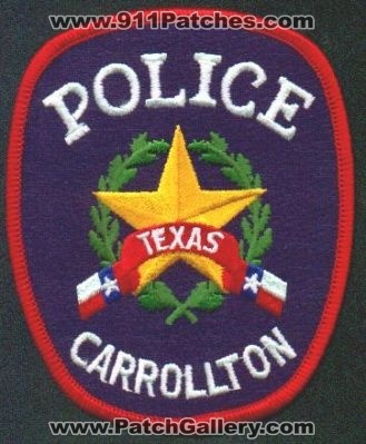 Texas - Carrollton Police - PatchGallery.com Online Virtual Patch ...