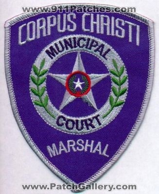 Corpus Christi Municipal Court Marshal
Thanks to EmblemAndPatchSales.com for this scan.
Keywords: texas