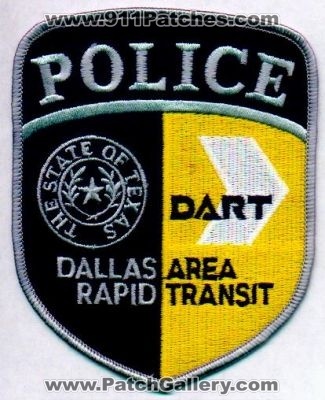 DART Dallas Area Rapid Transit Police
Thanks to EmblemAndPatchSales.com for this scan.
Keywords: texas