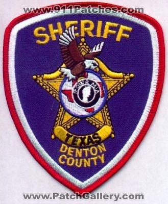 Denton County Sheriff
Thanks to EmblemAndPatchSales.com for this scan.
Keywords: texas