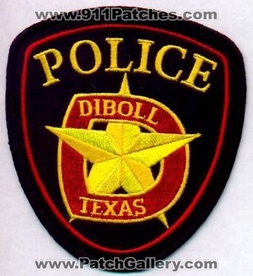 Diboll Police
Thanks to EmblemAndPatchSales.com for this scan.
Keywords: texas