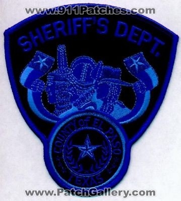 El Paso County Sheriff's Dept
Thanks to EmblemAndPatchSales.com for this scan.
Keywords: texas sheriffs department