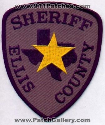 Ellis County Sheriff
Thanks to EmblemAndPatchSales.com for this scan.
Keywords: texas