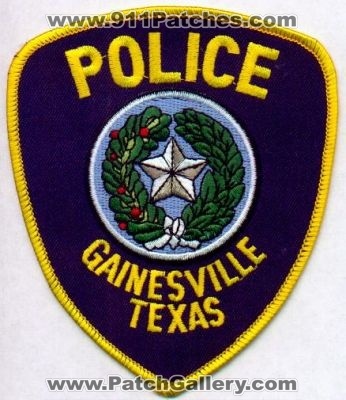 Gainesville Police
Thanks to EmblemAndPatchSales.com for this scan.
Keywords: texas