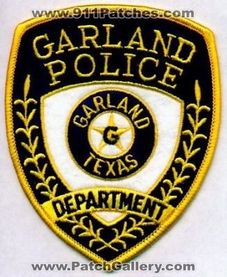 Garland Police Department
Thanks to EmblemAndPatchSales.com for this scan.
Keywords: texas