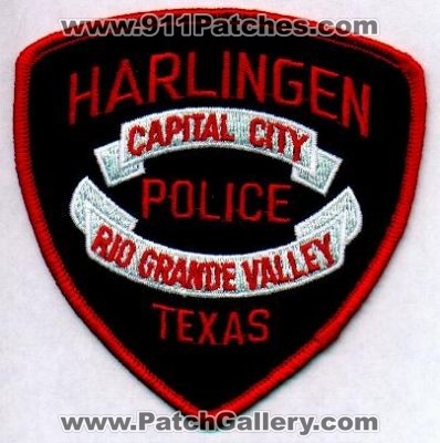 Harlingen Police
Thanks to EmblemAndPatchSales.com for this scan.
Keywords: texas