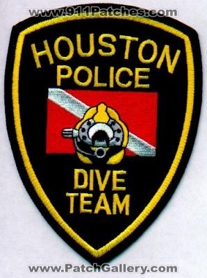 Houston Police Dive Team
Thanks to EmblemAndPatchSales.com for this scan.
Keywords: texas