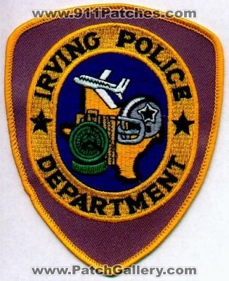 Irving Police Department
Thanks to EmblemAndPatchSales.com for this scan.
Keywords: texas