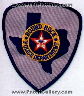 Round Rock Police Department
Thanks to EmblemAndPatchSales.com for this scan.
Keywords: texas
