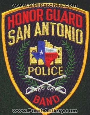 San Antonio Police Honor Guard Band
Thanks to EmblemAndPatchSales.com for this scan.
Keywords: texas