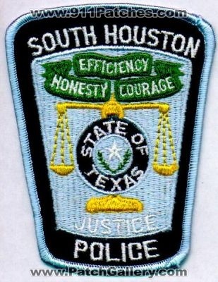 South Houston Police
Thanks to EmblemAndPatchSales.com for this scan.
Keywords: texas