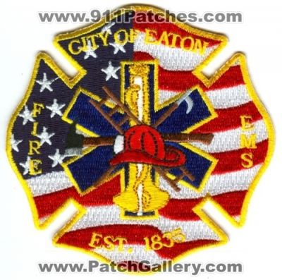 Eaton Fire EMS Department (Ohio)
Scan By: PatchGallery.com
Keywords: city of dept.