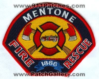 Mentone Fire Rescue Department (Indiana)
Scan By: PatchGallery.com
Keywords: dept.