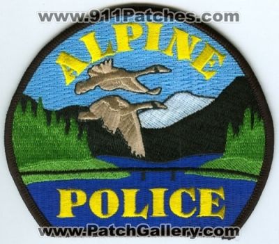Alpine Police Department (Wyoming)
Scan By: PatchGallery.com
Keywords: dept.