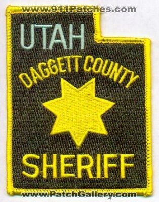 Daggett County Sheriff
Thanks to EmblemAndPatchSales.com for this scan.
Keywords: utah