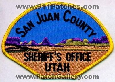 San Juan County Sheriff's Office
Thanks to EmblemAndPatchSales.com for this scan.
Keywords: utah sheriffs