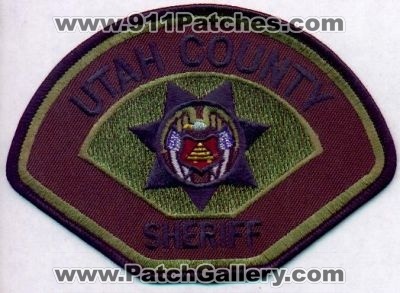 Utah County Sheriff
Thanks to EmblemAndPatchSales.com for this scan.
