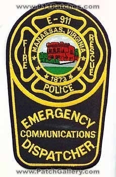 Manassas Communications Emergency Dispatcher (Virginia)
Thanks to apdsgt for this scan.
Keywords: e-911 fire rescue police