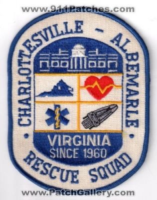 Charlottesville Albemarle Rescue Squad (Virginia)
Thanks to Jack Bol for this scan.
