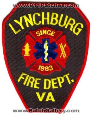 Lynchburg Fire Department Patch (Virginia)
Scan By: PatchGallery.com
Keywords: dept. va