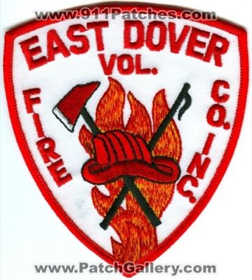 East Dover Volunteer Fire Company Inc Patch (Vermont)
Scan By: PatchGallery.com
Keywords: vol. co. inc. department dept.